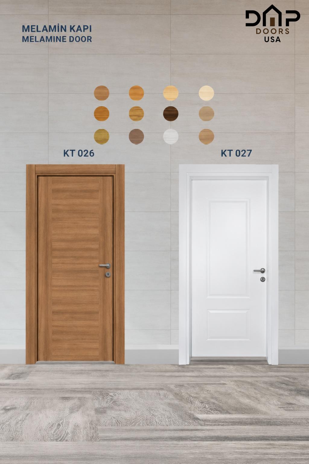 KT 026 Melamine Interior Door